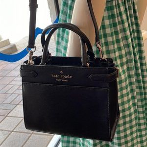 kate spade | Bags | Kate Spade Staci Small Satchel Black Color | Poshmark